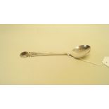 An Arts and Crafts style silver spoon, by John Sidney Reeve, Birmingham 1932,