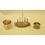 A late Victorian silver toast four division toast rack, by Harrison Brothers & Howson, London 1901,