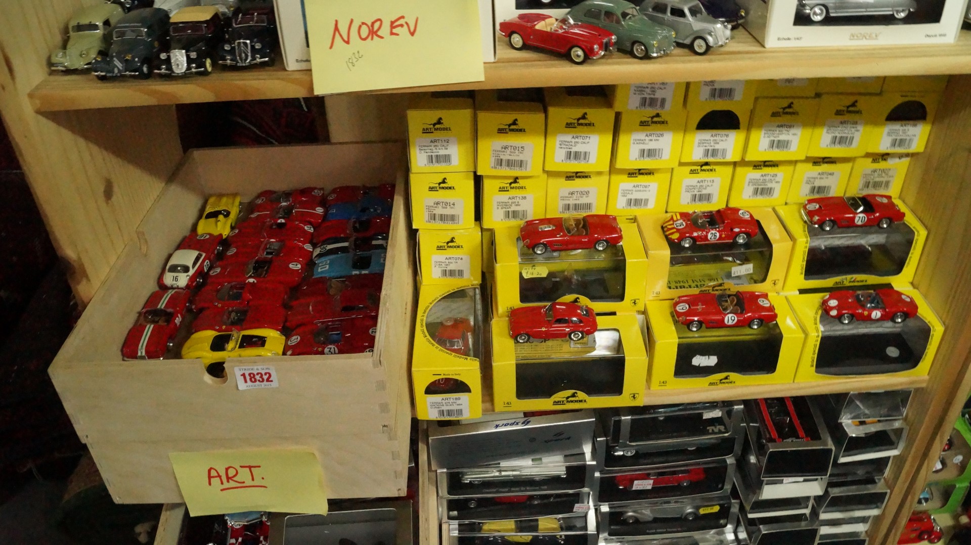 Model Cars: a large quantity of Art Model Ferarris; Norev; and Spark models, mostly boxed, - Image 6 of 13