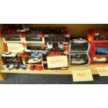 Model Cars: a small quantity of Kyosho; Schuco; Max; and Gama models, mostly boxed, (one shelf).