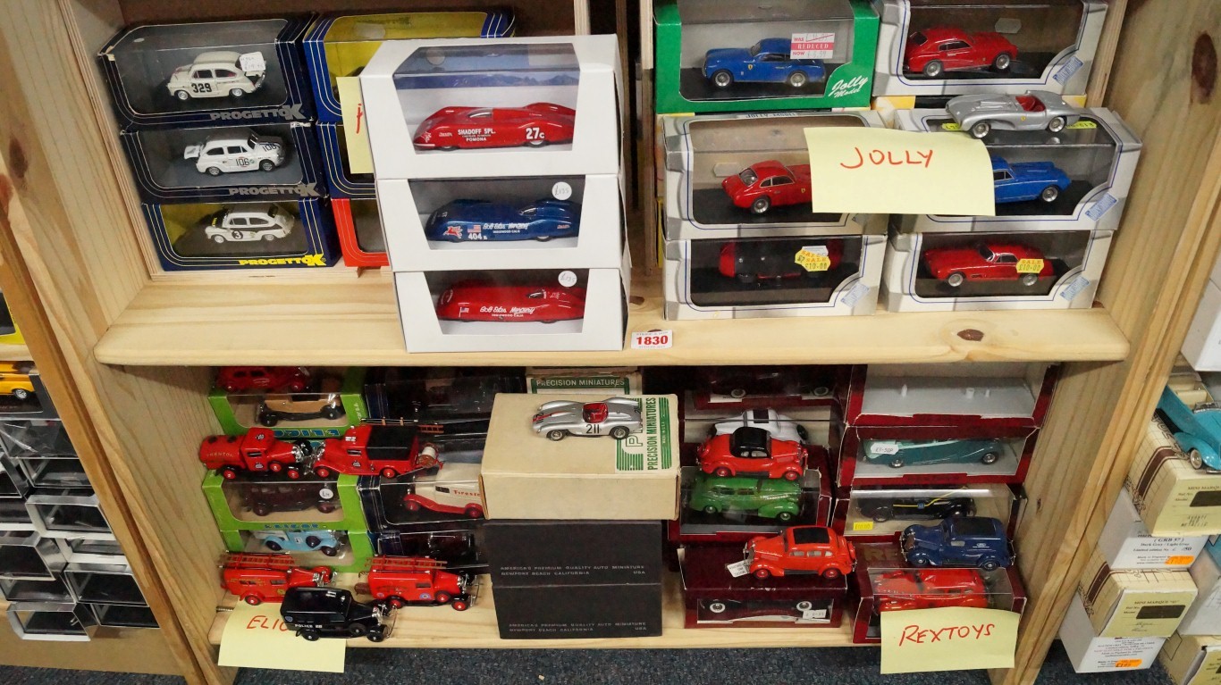 Model Cars: a quantity of Jolly; Progetto; Speed on Salt; Rextoys;