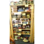 Model Cars: a large quantity of various models, mostly boxed, (seven shelves).