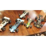 Six Schuco 1960s/70s Formula 1 and Formula 2 cars, comprising: No.