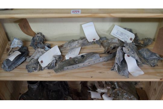 Zeppelin Fragments A collection of WWI L3 Zeppelin fragments, most with 'Whitehall Theatre ...