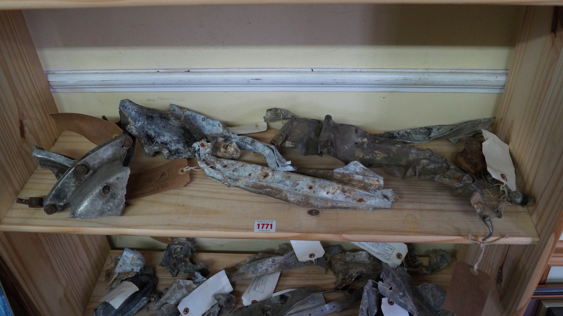 Zeppelin Fragments A collection of WWI L3 Zeppelin fragments, most with 'Whitehall Theatre ...