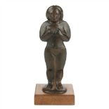 JOSEP VILALTA-TOR escultura en bronce. Pieza única. Alt.:  "Figura femenina" Precio Salida/