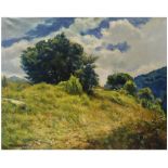 LLUIS MUNTANER (1899-1987) óleo sobre lienzo. Med.: 80 x 100 cm. "Paisaje" Precio Salida/Starting