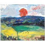 JOAN ABELLO (1922-2008) óleo sobre lienzo. Med.: 22 x 27 cm. "Paisaje" Precio Salida/Starting Price: