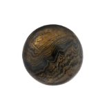 Minerals: A Stromatolite sphere  Boliva  22cm.; 8½ins diameter