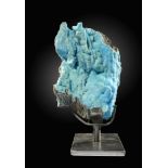 Minerals: A Hemimorphite specimen  China on stand 28cm.; 11ins high