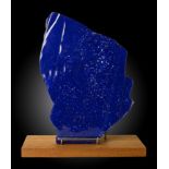 Minerals: A large Lapis Lazuli specimen  Afghanistan 51cm.; 20ins high by 32cm.; 12½ins wide