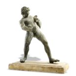 Garden Sculpture: After the Antique: A Chiurazzi Foundry bronze figure of Bacchus  Italian, circa