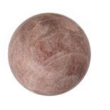 Minerals: A large rose Quartz sphere  Madagascar 26cm.; 11ins diameter