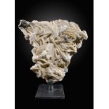 Minerals: A Barite specimen  Morocco  on stand 31cm.; 12¼ins high