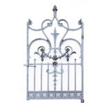 A Macfarlane and Co. cast iron gate    circa 1860  stamped Walter Macfarlane and Co., Glasgow and