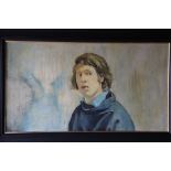 Robert Lenkiewicz  Self Portrait c. 1969 Signed and dated 1969 Oil on canvas Framed 72cm.; 28¼ins by