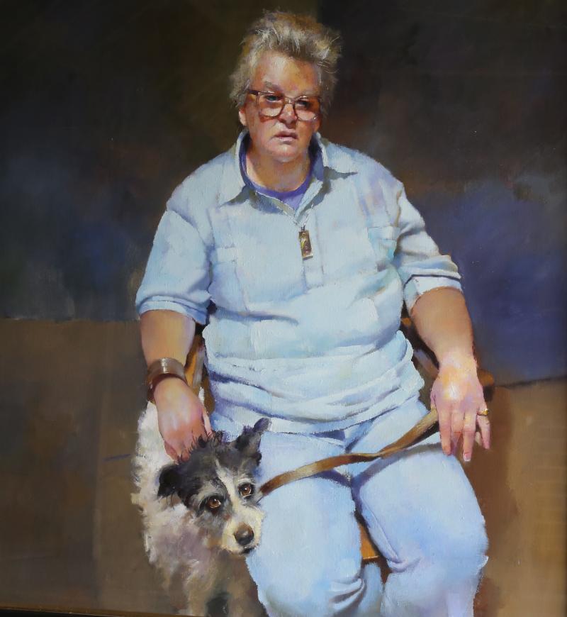 Robert Lenkiewicz  Robbie 1997 Oil on canvas Framed 122cm.; 48ins by 122cm.; 48ins  Project 20 -