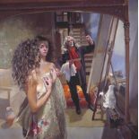 Robert Lenkiewicz  The Painter with Anna (III) - white shawl Number 26/475
