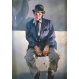 Robert Lenkiewicz  Les Ryder in bowler hat, 1996 Number 12/475 84.4cm.; 33½ins by 59.7cm.; 23½ins,