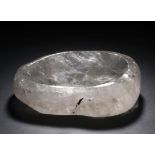 Minerals:A Quartz bowl  Madagascar 23cm.; 9ins wide