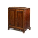 A Georgian mahogany 22 drawer double rank collector’s cabinet  19th Century each drawer containing