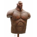 Spitting Image Puppet, Mike Tyson  Rubber Latex Unique 104cm.; 41ins high by 76cm.; 30ins wide by