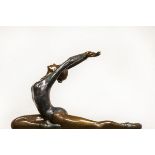 ▲ Sculpture: Jonathan Wylder, Born 1957'Dying Swan'BronzeSigned J.Wylder, 5 of 9, 1998 39cm.; 15½ins