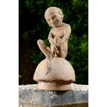 Garden Statuary: Attributed to Doulton:  A stoneware figure probably modelled by H. Simeon  circa