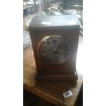 Oak mantle clock