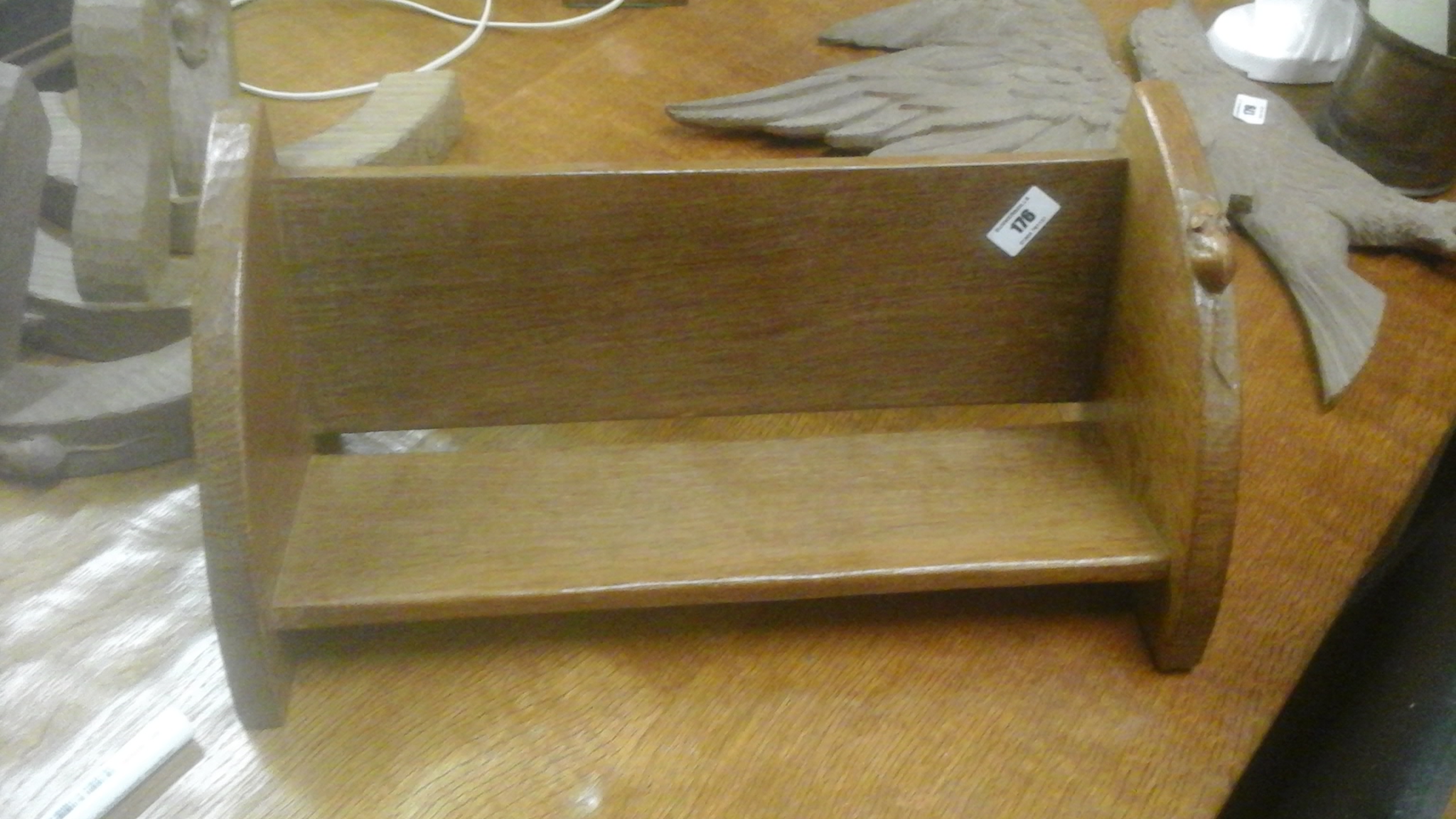 Mouseman book rack