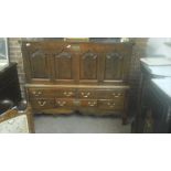 Antique Oak Coffer from Salisbury Cathedral