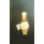 9Ct gold gents Omega watch
