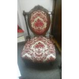 Victorian nursing chair