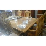 Oak dining suite ( Pipi oak)