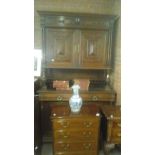 Continental oak cupboard