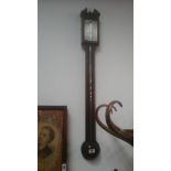 Mahogany stick barometer