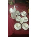 Crown Devon coffee set