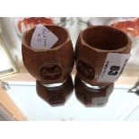 2 Foxman napkin rings