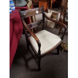 8 Antique mahog. Dining chairs