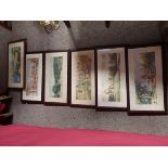 6 Railway carriage prints