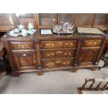 A quality early oak dresser