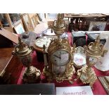 Clock garniture set