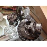 Collection of silver and plate