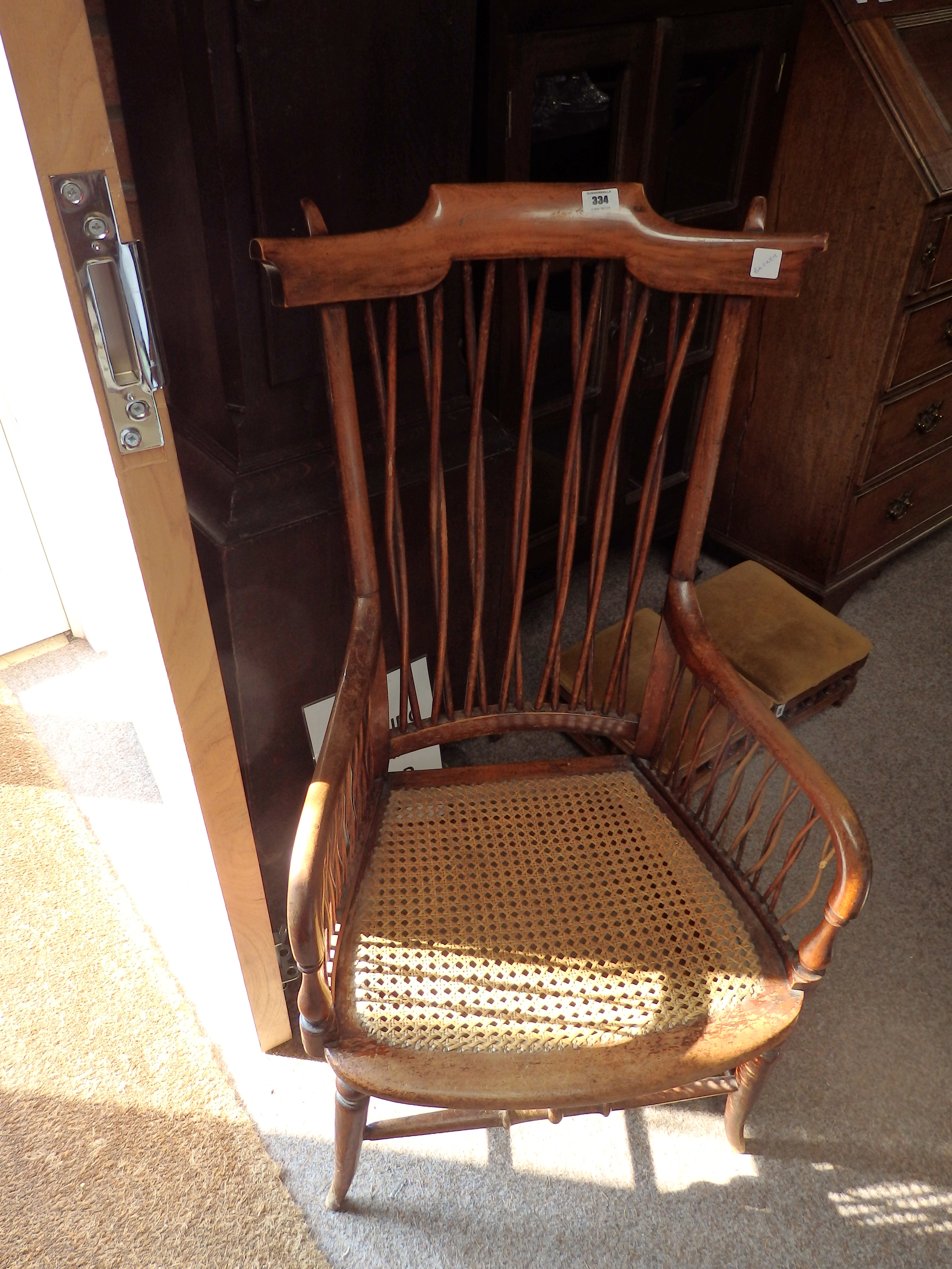 Windsor style armchair