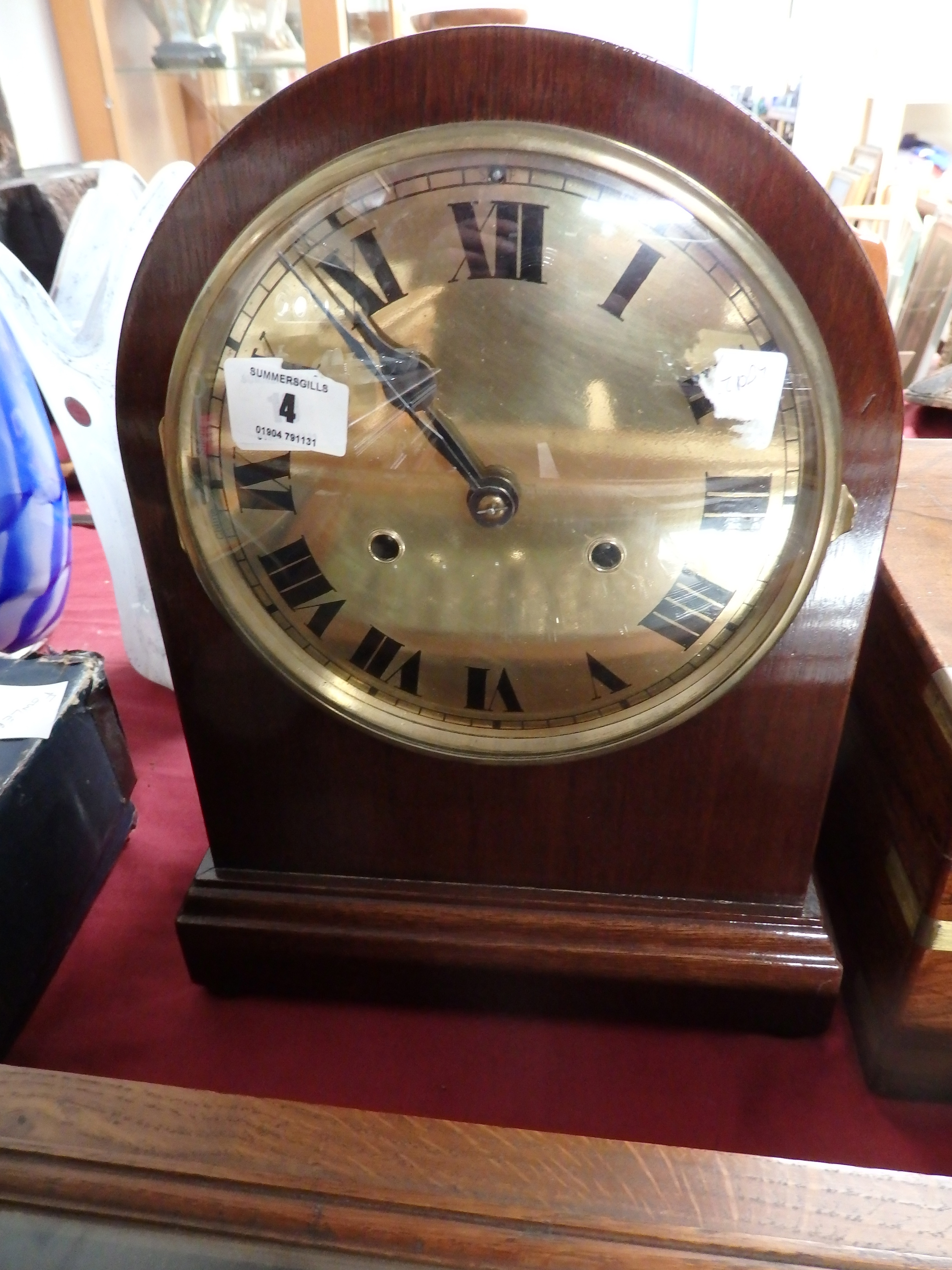 Mahogany Mantle clock