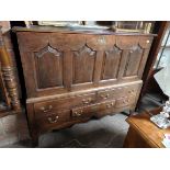 Oak coffer from Salisbury Cathedral