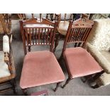 2 x bedroom chairs