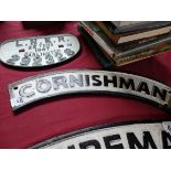 Railway sign "Cornish man"