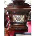 Oak mantle clock 47cm