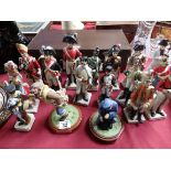16 Soldier figures and 2 RAF figures